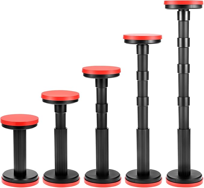 QWORK Adjustable Telescopic Support Pole, Cabinet Lifting Bracket, 7.1"-22.9" - Image 4