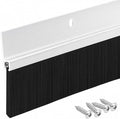 Brush Sweep Door Sweep with Black 1 1/2" Brush by RandallManufacturing