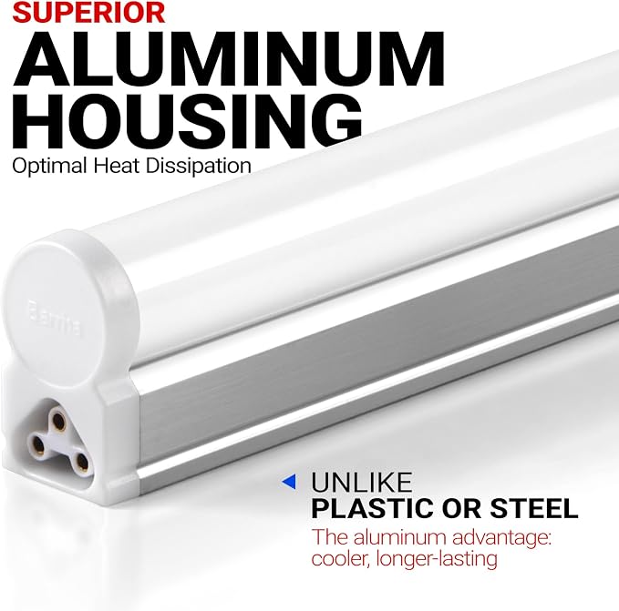 Barrina (6 Pack LED T5 Integrated Single Fixture, 6500K 20W | Super Bright - Image 2
