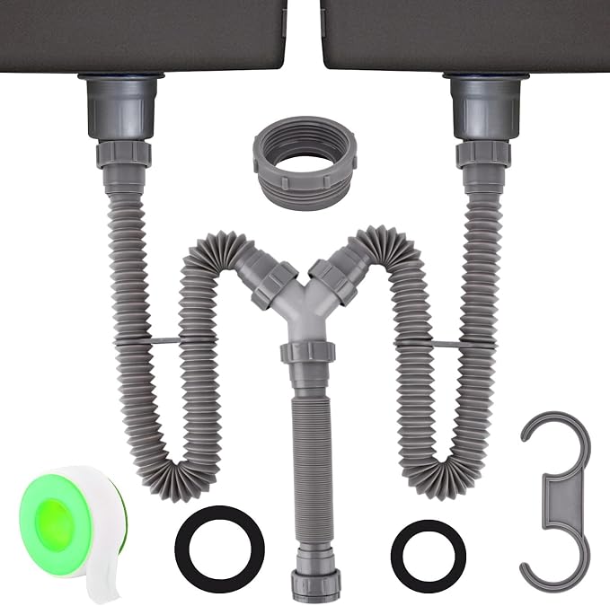 Flexible Sink Drain Pipe 1-1/2 inch by JIANWEI