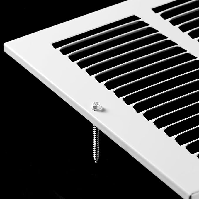 Fits 6x6 Duct Opening | Steel Return Air Grille, Air Return Vent Cover - Image 3