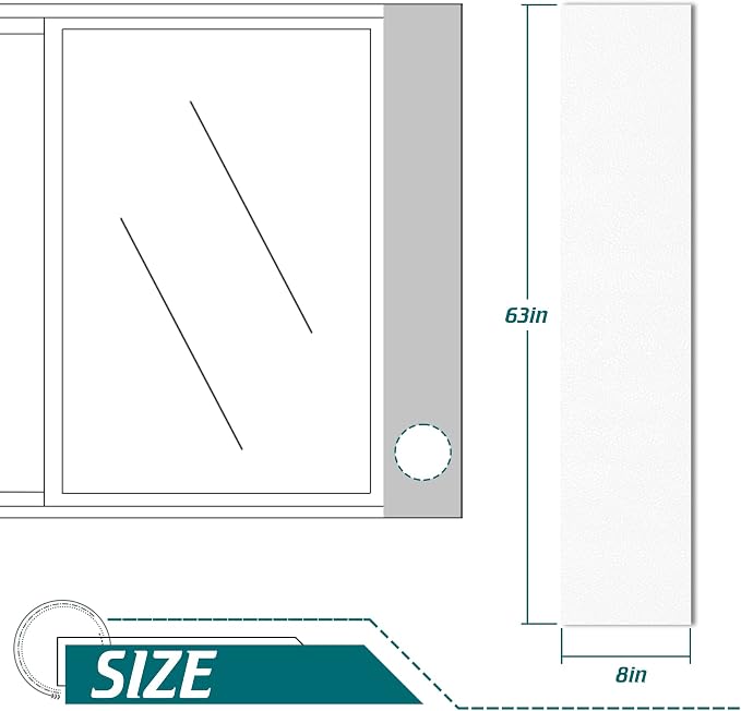 Daisypower Portable Air Conditioner Window Vent kit Suround Insulation Panel - Image 2