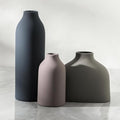 Enra Ceramic Vase Set of 3, Modern Decorative Vases by Enra