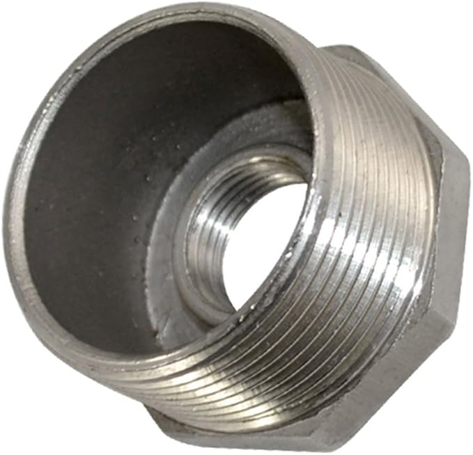 1-1/2" Male x 1/2" Female Thread Reducer Bushing Pipe Fitting, Stainless steel by DANSPEEDBALLVALUES