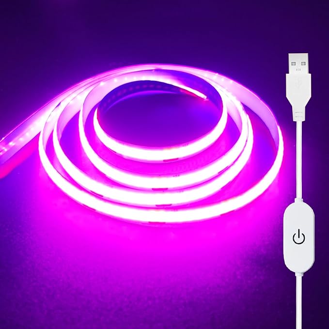 ZSLAIFU 5V USB LED Light Strip, COB LED Strip Lights, Small LED Strip Light by ZSLAIFU