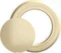 Plastic Access Panel 2 Pack, ABS Round Wall Hole Cover Plate, 3 Second Adhesive by Unknown