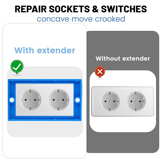 4 Pcs 1/4" Single Gang Box Extender Electrical Box Extender - Image 5