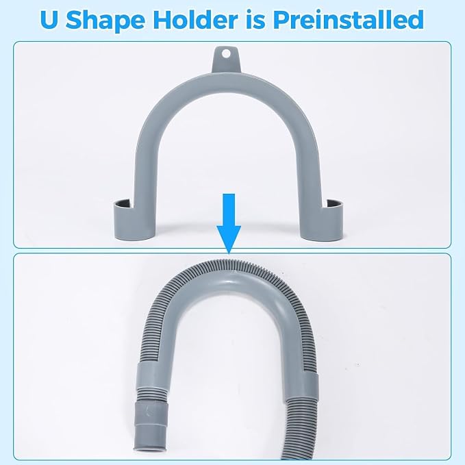 PinkCross Universal Washing Machine Drain Hose Extension, Flexible Washer & - Image 6