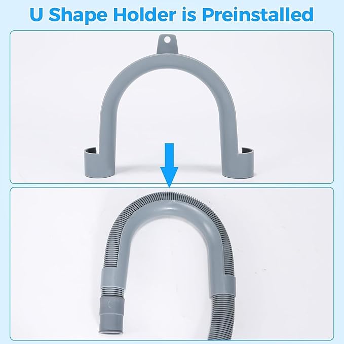 PinkCross Universal Washing Machine Drain Hose Extension, Flexible Washer & - Image 6