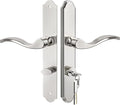 Storm Door Handle Complete Set, Mortise Keyed Lever Mount Latch withDeadbolt | by ORBIVOLTA