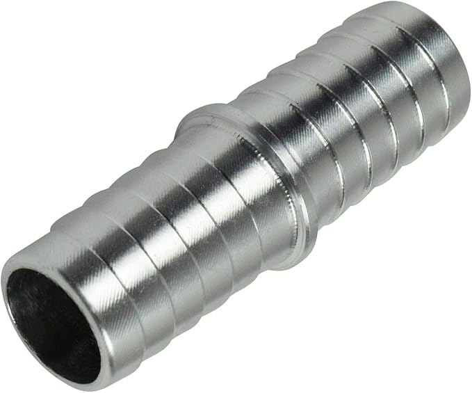 ICT Billet 5/8" to 5/8" Inch Hose Barb Splice Coupler Repair Fitting Adapter - Image 3