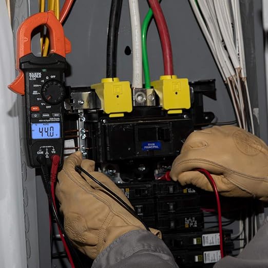Klein Tools CL120 Digital Clamp Meter, Auto-Ranging 400 Amp AC, AC/DC Voltage - Image 6