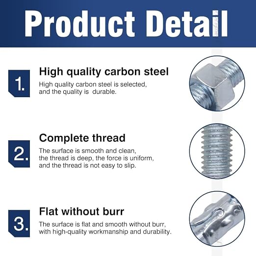 1/2 Concrete Anchors, 1/2 Wedge Anchors Bolts, equipment bases, and shop - Image 4