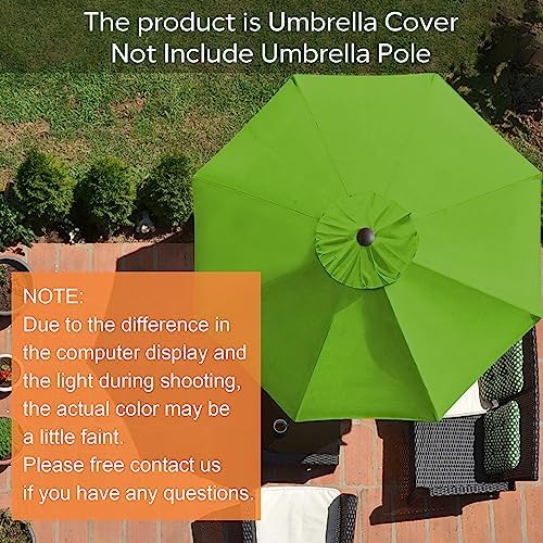 EliteShade USA 9FT Patio Umbrella Replacement Covers 8 Ribs Market Umbrella - Image 2