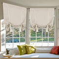 H.VERSAILTEX Blackout Tie Up Curtain Thermal Insulated Curtains Bathroom by HVERSAILTEX