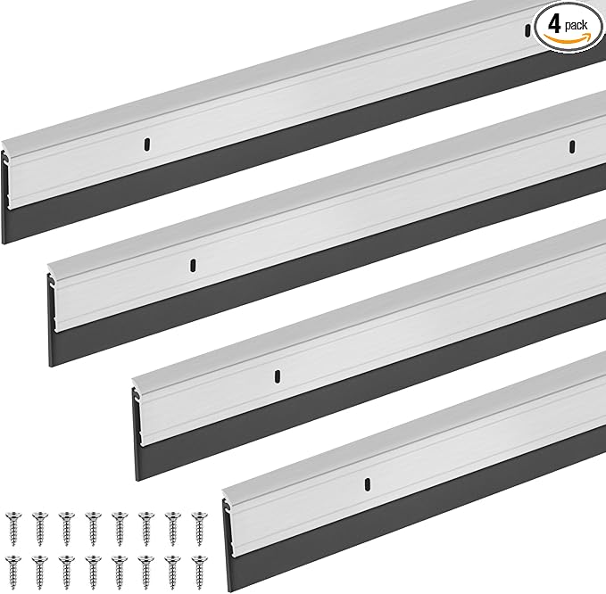 FoldTier 4 Pcs All-Season Door Sweep by FoldTier