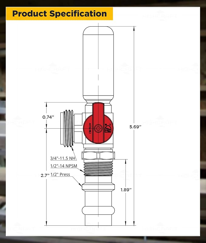 Highcraft 540SI Washing Machine Replacement Valve - Image 2