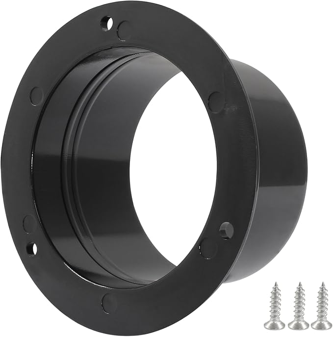 Piutouyar 75mm/3 Inch Duct Connector Flange, Straight Pipe Flanges Duct by Piutouyar