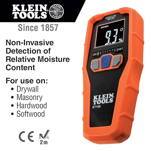 Klein Tools ET140 Pinless Moisture Meter - Image 2
