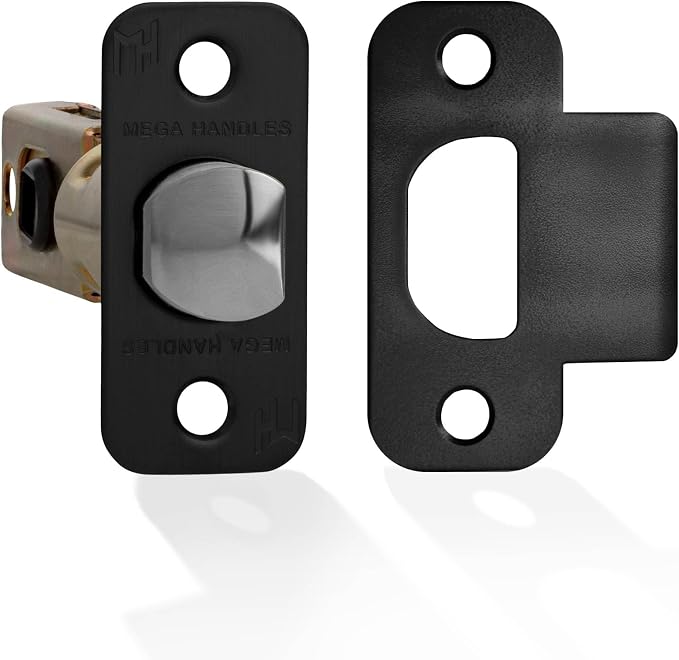 Privacy Round Latch Matte Black - Image 7