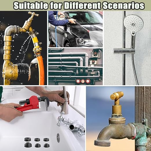48PCS Outdoor Faucet Repair kit Water Hose Gasket Rings Faucet Washer Kit - Image 6