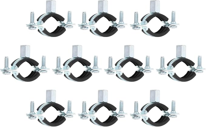 uxcell 20 Pcs Adjustable Pipe Bracket Clamp by uxcell