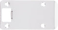 Round Corner Extended Lip Strike Plate, 2-1/4" x 4", Polished Chrome by StoneHarborHardware