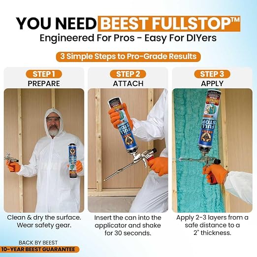 BEEST FullStop Fire-Rated Spray Foam Insulation - Image 7