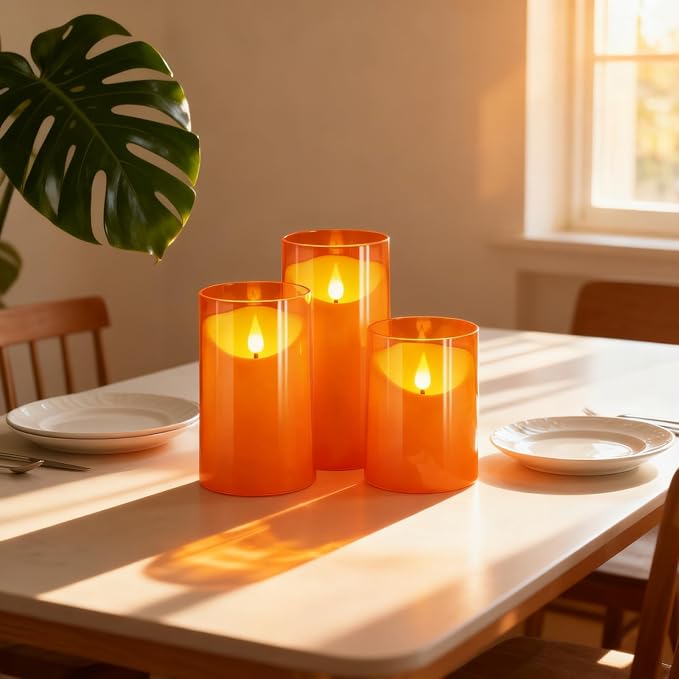 NURADA Flameless Candles with Remote Timers - Image 7