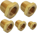 Brass Pipe Fitting Hex Bushing Assortment Kits NPT Male Pipe to NPT Famale Pipe by TLTOOLEGIN