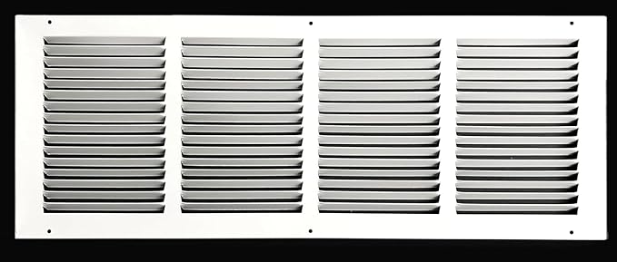 Fits 24x8 Duct Opening | Steel Return Air Grille, Air Return Vent Cover - Image 5