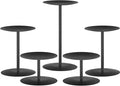 smtyle Black Candle Stands for Pillar Candles, Reversible Set of 5 | Five by smtyle