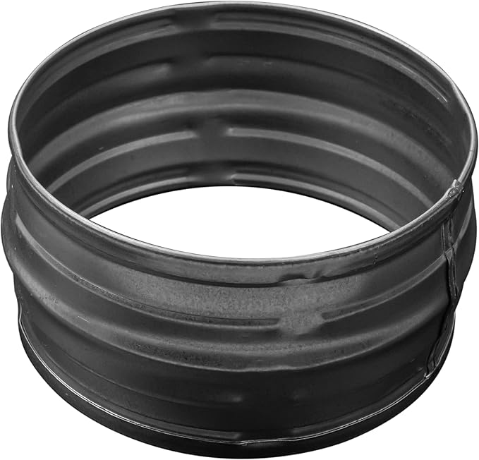 Repa Market 4 Inch Metal Duct Coupling/Galvanized Steel Male-End Vent - Image 6