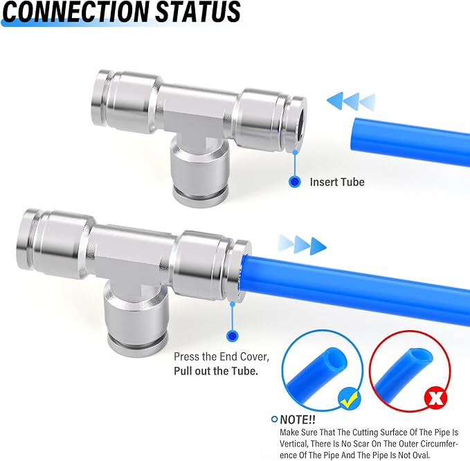 TAILONZ 304 Stainless Steel Tee 3/8" 1pcs | Fitting - Image 6