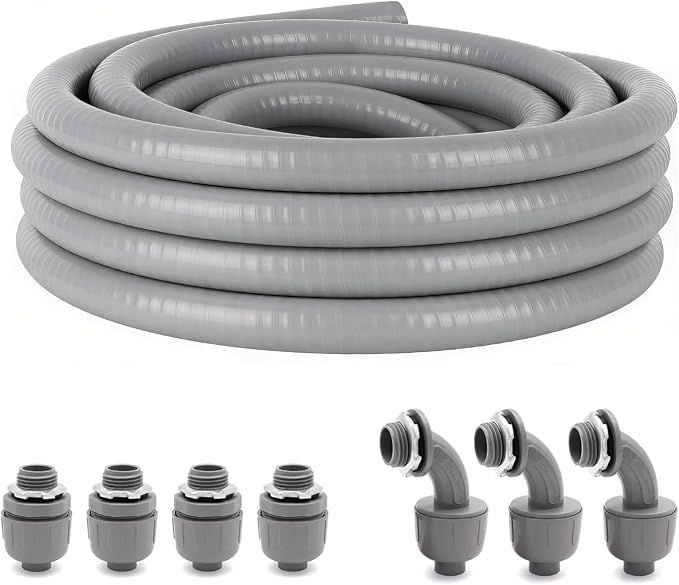 25 Ft Liquid-Tight Conduit and Connector Kit - Image 7