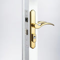 House Guard Brass Storm and Screen Door Handle Set by HouseGuard