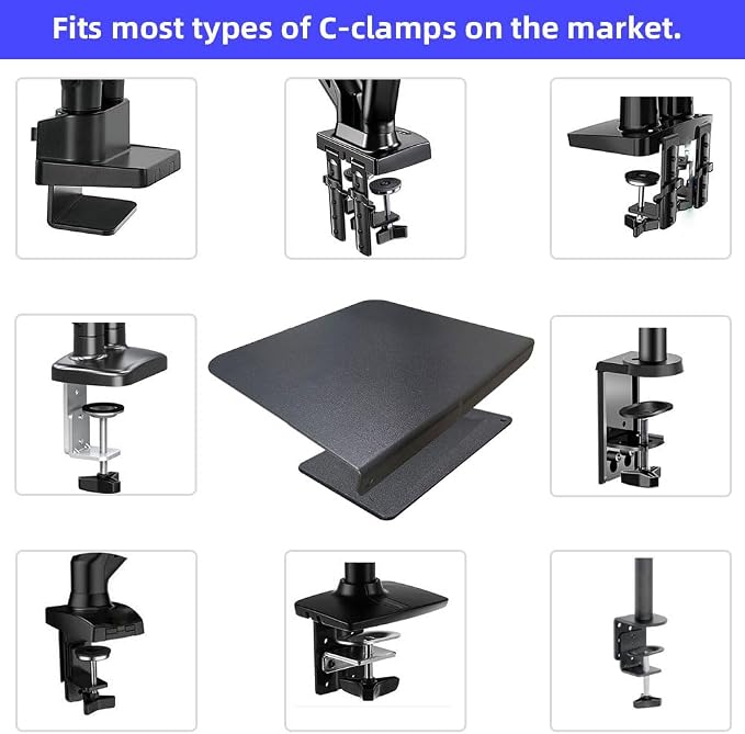 Steel Monitor Mount Reinforcement Plate, Monitor Arm Reinforcement Plate | - Image 4