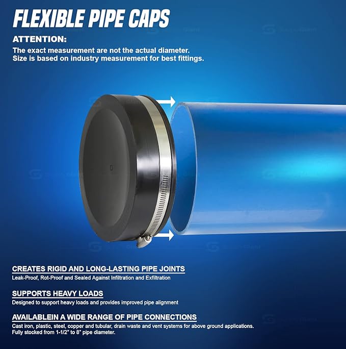 Supply Giant 12IFC Flexible Pvc Pipe Cap - Image 5