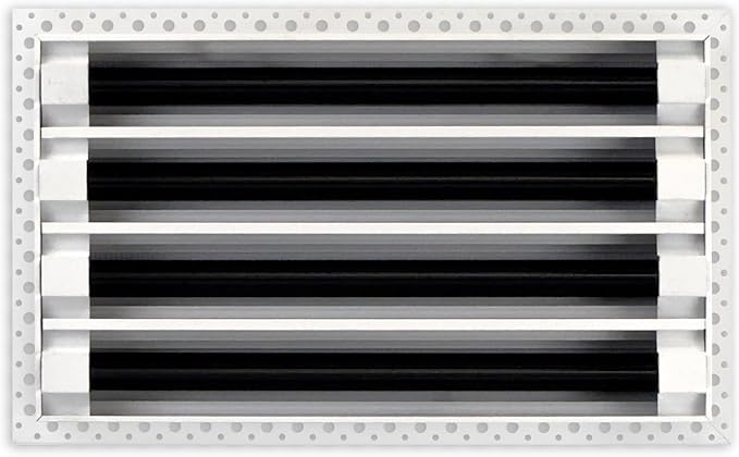 BUILDMART - 14x8 MUD-in Air Vent Cover - Drywall MUD in White Air Vent - MUD - Image 2