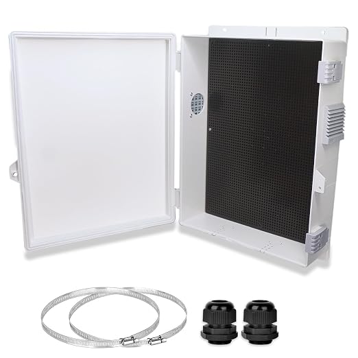 Outdoor Electrical Junction Box, Ventilation and Heat Dissipation ABS Plastic by YETLEBOX