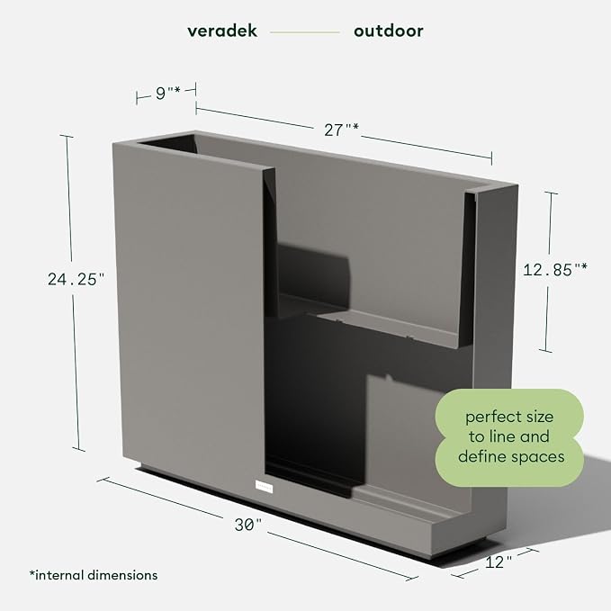 Veradek Block Series Span Planter - Image 2