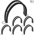 OURU 2.5 Inch Pipe Strap Fits 2.52"/63.9-64mm OD, Rubber U Bracket, by OURU