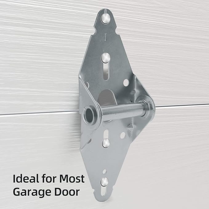 Garage Door Hinge #1, 14 Gauge Steel Replacement, Galvanized, 4 Pack | - Image 5