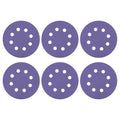 HARFINGTON 10Pcs 5Inch Sanding Disc 8 Hole 1000Grit Purple Aluminum Oxide | by HARFINGTON