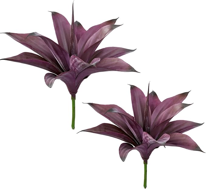 Ttranewsoo Fake Plants Artificial Agave Plants Indoor, UV Resistant Fake Agave by Ttranewsoo