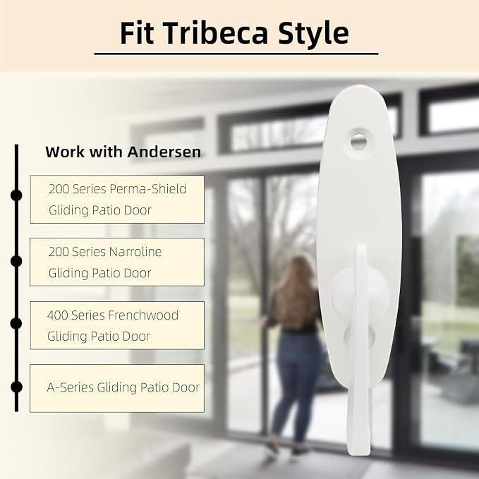 Sliding Door Lock Replacement for Andersen, 10-Years Durable Tribeca Style - Image 2