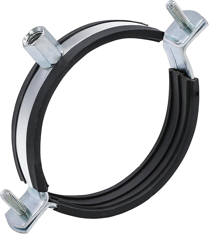 5 PCS Split Ring Pipe Hanger Heavy Duty Adjustable Pipe Bracket Clamp Wall - Image 4