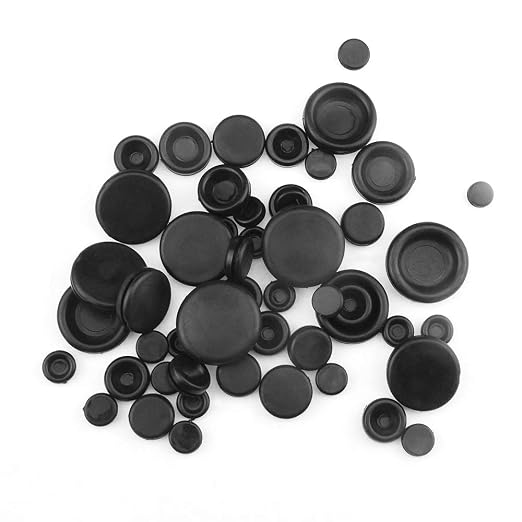 170Pcs 7 Sizes Rubber Grommet Kit Electrical Wire Gasket Solid Hole Plugs - Image 7