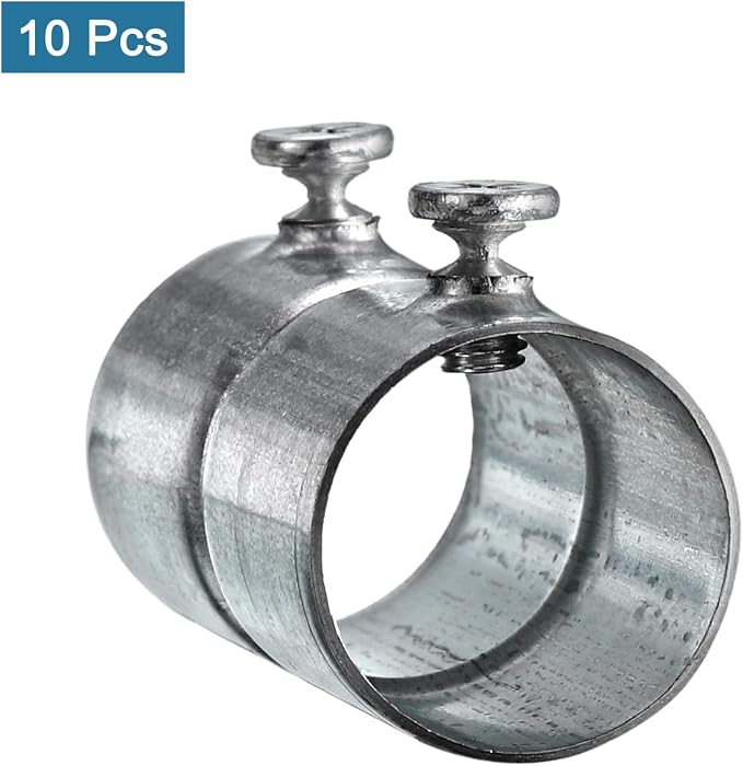 uxcell EMT Coupling, 20mm EMT Set Screw Coupling Conduit Fittings 47mm Length - Image 3