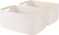 OIASKET Large Storage Basket for Organizing, Woven Rope Basket for Shelves by OIASKET